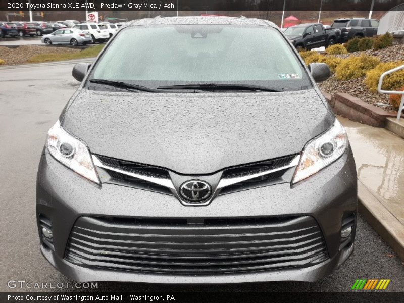 Predawn Gray Mica / Ash 2020 Toyota Sienna XLE AWD