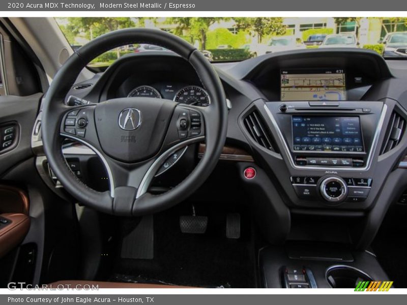 Modern Steel Metallic / Espresso 2020 Acura MDX Technology
