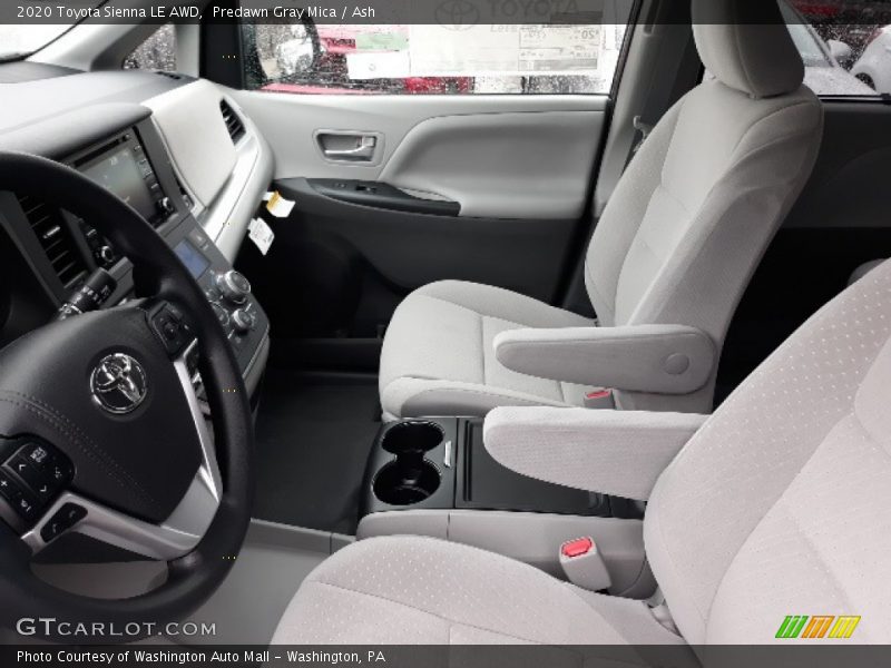 Predawn Gray Mica / Ash 2020 Toyota Sienna LE AWD