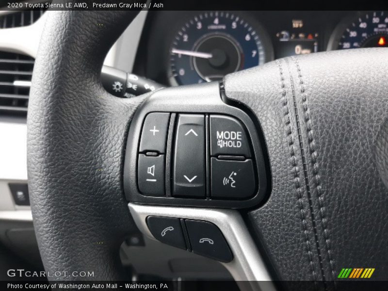 Predawn Gray Mica / Ash 2020 Toyota Sienna LE AWD