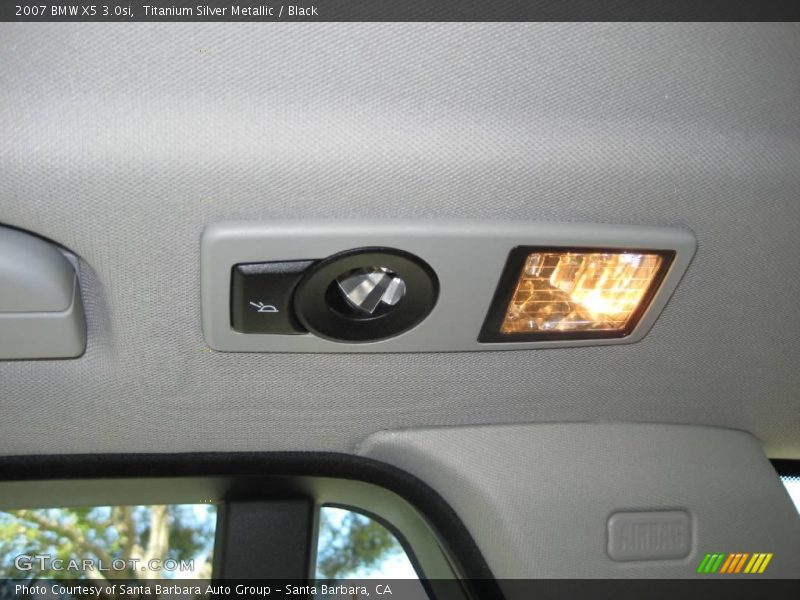 Titanium Silver Metallic / Black 2007 BMW X5 3.0si