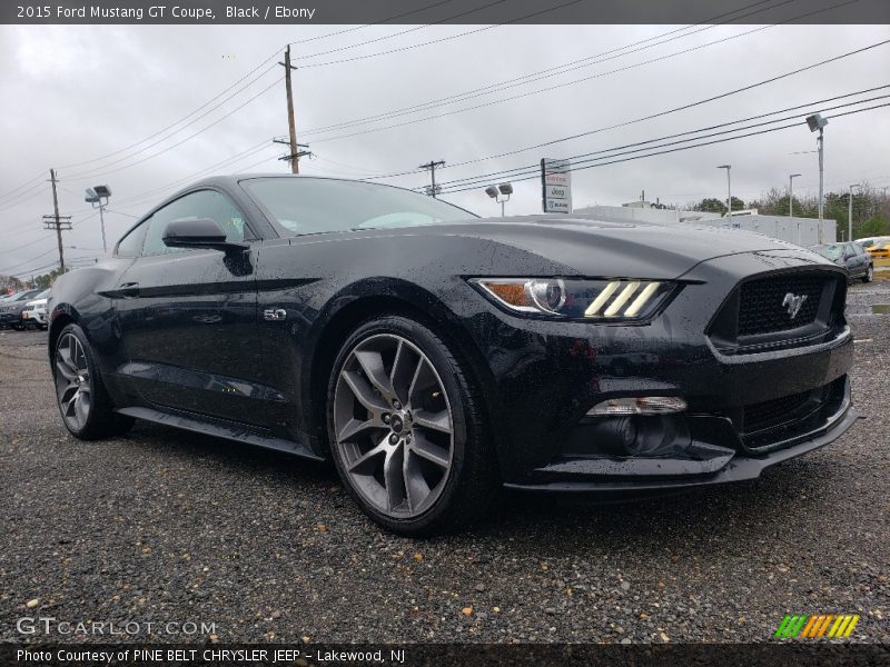 Black / Ebony 2015 Ford Mustang GT Coupe