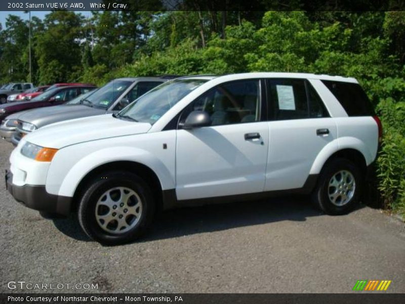 White / Gray 2002 Saturn VUE V6 AWD