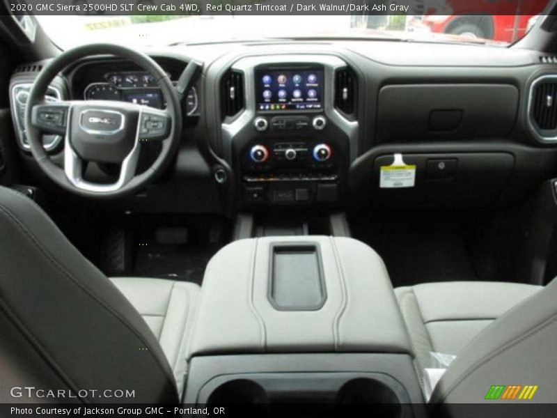 Red Quartz Tintcoat / Dark Walnut/Dark Ash Gray 2020 GMC Sierra 2500HD SLT Crew Cab 4WD