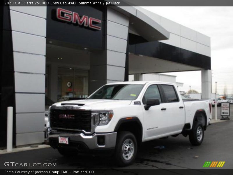 Summit White / Jet Black 2020 GMC Sierra 2500HD Crew Cab 4WD