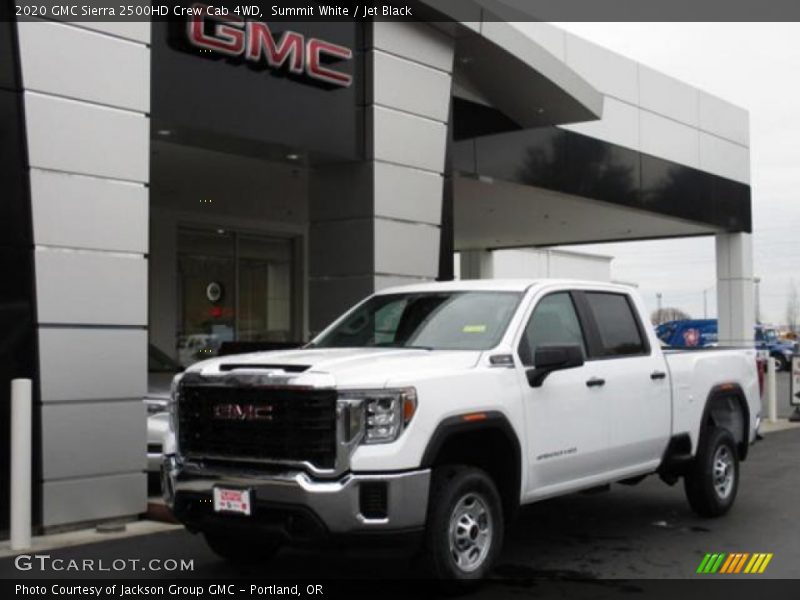 Summit White / Jet Black 2020 GMC Sierra 2500HD Crew Cab 4WD