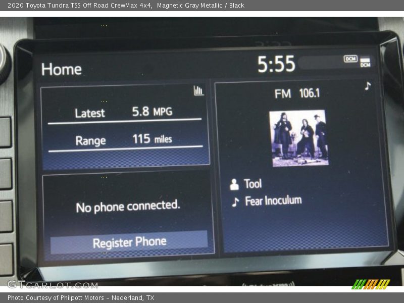 Magnetic Gray Metallic / Black 2020 Toyota Tundra TSS Off Road CrewMax 4x4