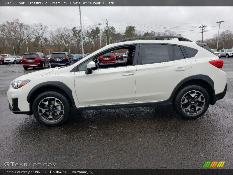 Crystal White Pearl / Black 2020 Subaru Crosstrek 2.0 Premium