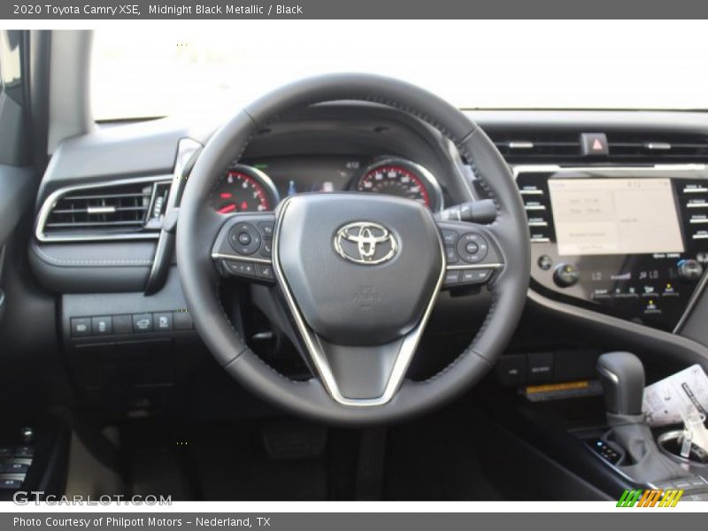 Midnight Black Metallic / Black 2020 Toyota Camry XSE