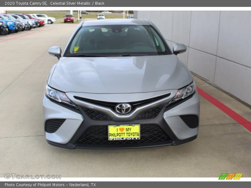 Celestial Silver Metallic / Black 2020 Toyota Camry SE