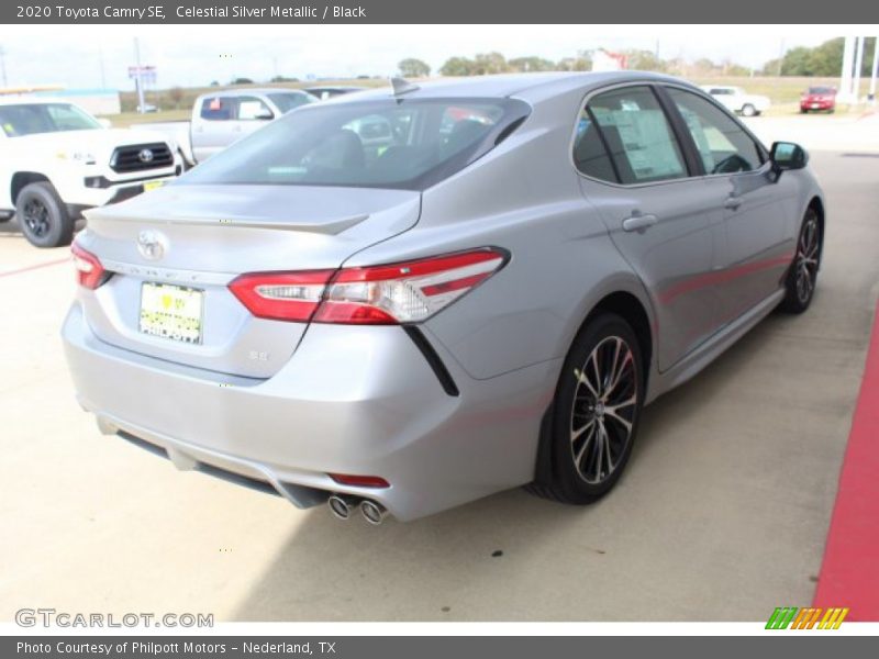 Celestial Silver Metallic / Black 2020 Toyota Camry SE