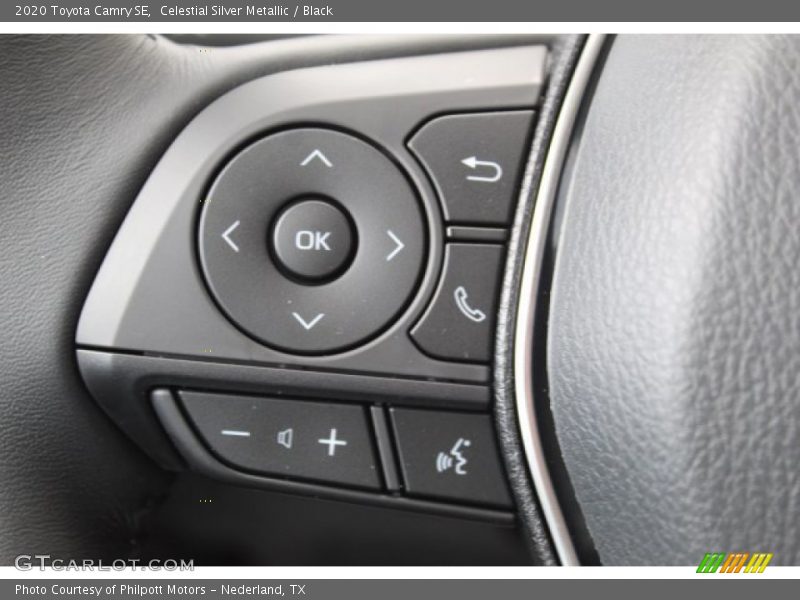 Celestial Silver Metallic / Black 2020 Toyota Camry SE