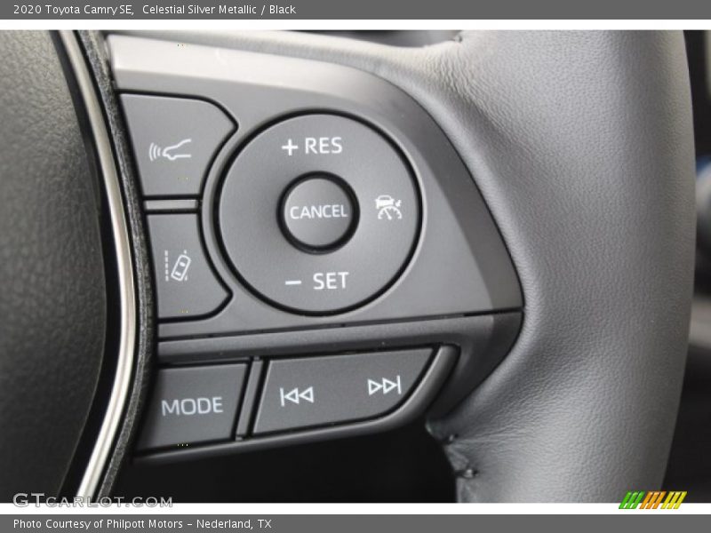 Celestial Silver Metallic / Black 2020 Toyota Camry SE