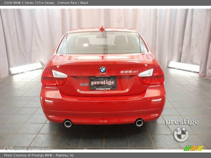 Crimson Red / Black 2008 BMW 3 Series 335xi Sedan