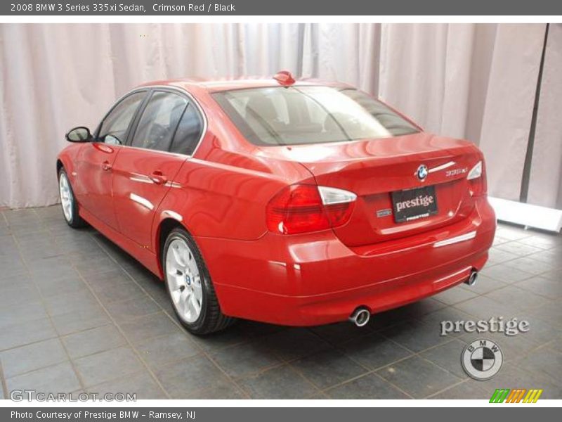 Crimson Red / Black 2008 BMW 3 Series 335xi Sedan