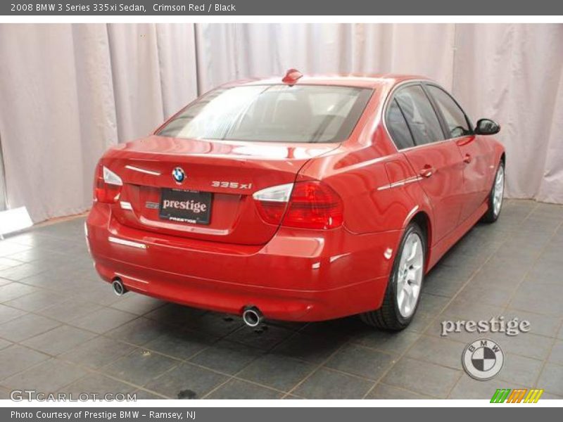 Crimson Red / Black 2008 BMW 3 Series 335xi Sedan