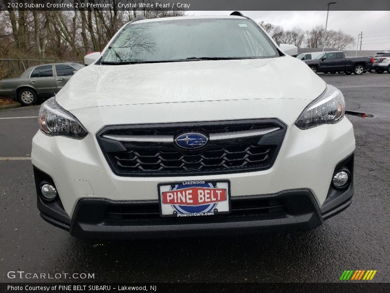 Crystal White Pearl / Gray 2020 Subaru Crosstrek 2.0 Premium