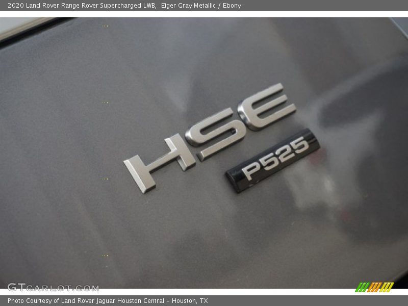 Eiger Gray Metallic / Ebony 2020 Land Rover Range Rover Supercharged LWB