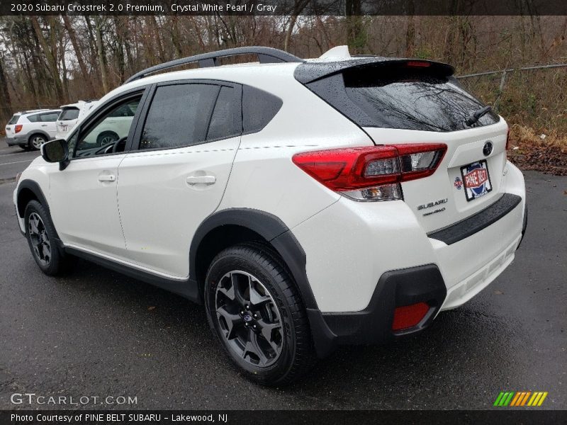 Crystal White Pearl / Gray 2020 Subaru Crosstrek 2.0 Premium