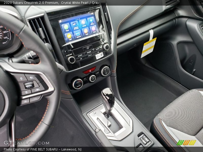 Crystal White Pearl / Gray 2020 Subaru Crosstrek 2.0 Premium