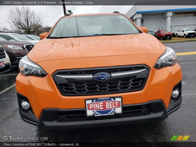 Sunshine Orange / Gray 2020 Subaru Crosstrek 2.0 Premium