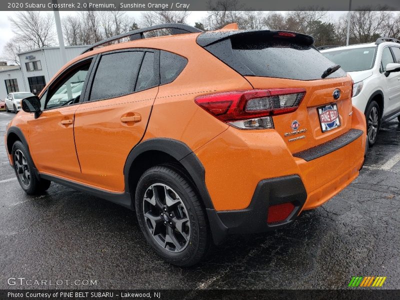 Sunshine Orange / Gray 2020 Subaru Crosstrek 2.0 Premium