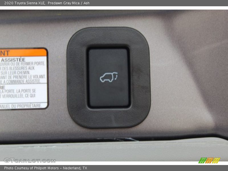Predawn Gray Mica / Ash 2020 Toyota Sienna XLE