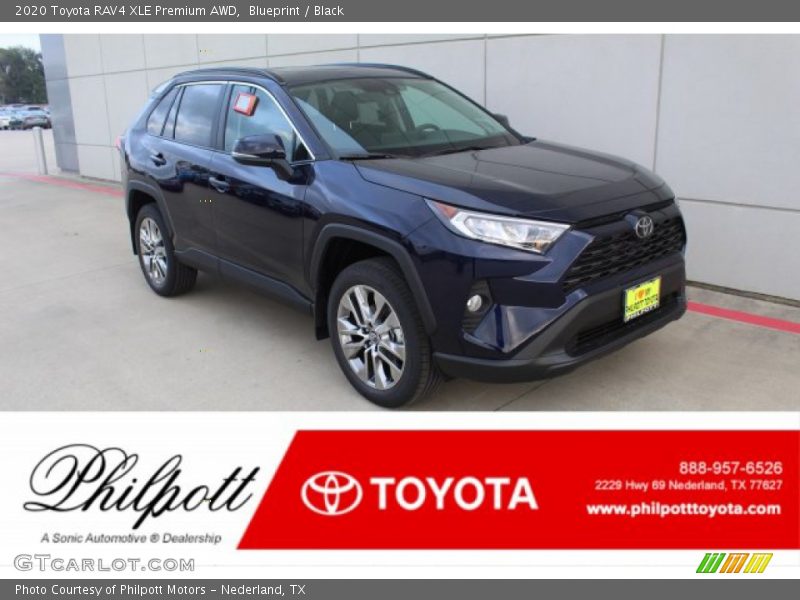 Blueprint / Black 2020 Toyota RAV4 XLE Premium AWD