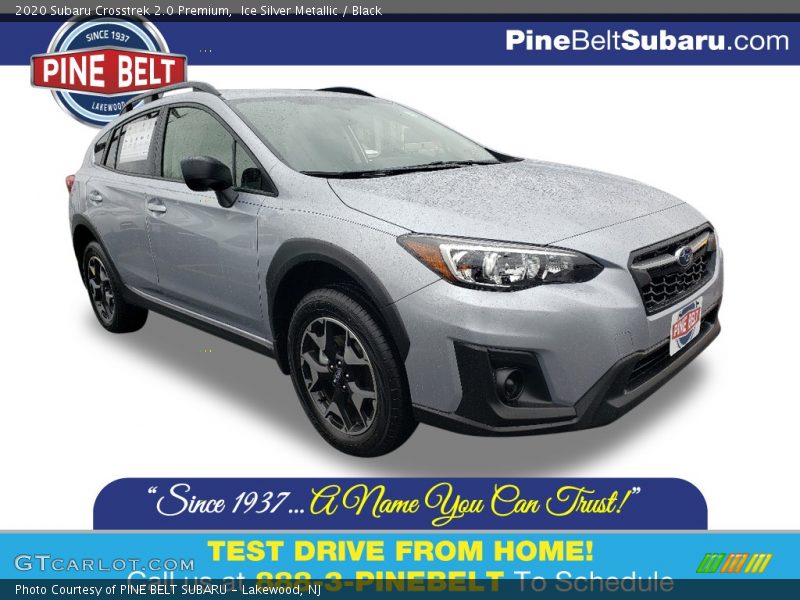 Ice Silver Metallic / Black 2020 Subaru Crosstrek 2.0 Premium