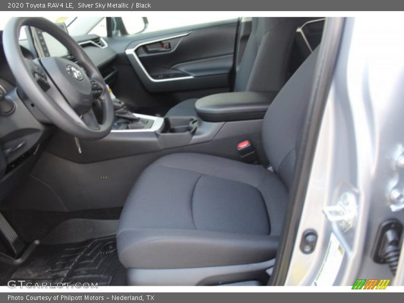Silver Sky Metallic / Black 2020 Toyota RAV4 LE
