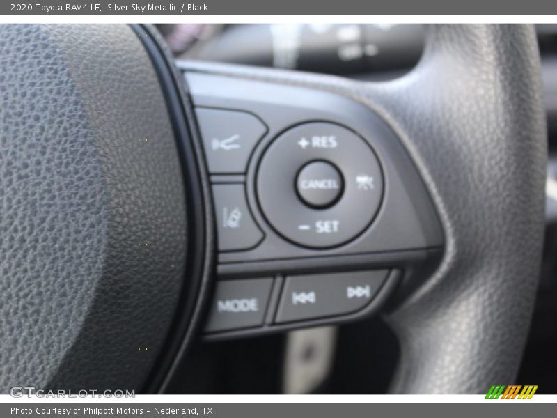 Silver Sky Metallic / Black 2020 Toyota RAV4 LE