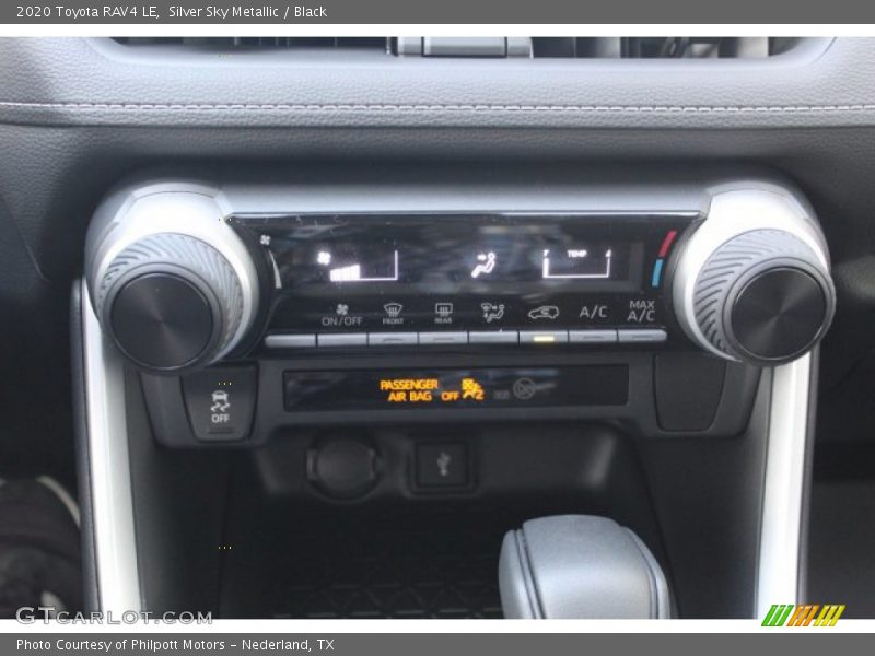 Silver Sky Metallic / Black 2020 Toyota RAV4 LE