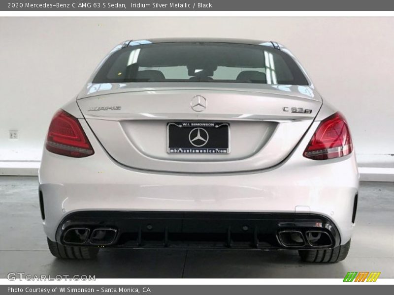 Iridium Silver Metallic / Black 2020 Mercedes-Benz C AMG 63 S Sedan