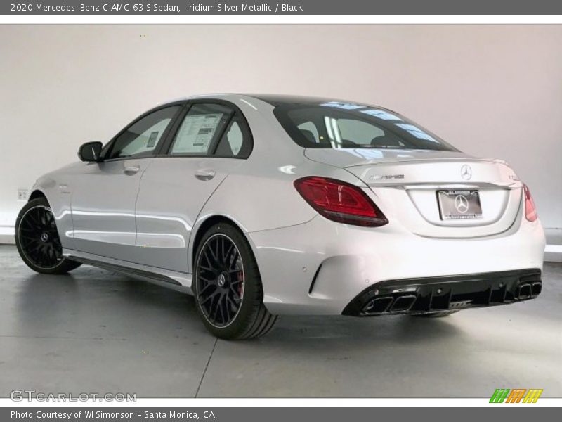 Iridium Silver Metallic / Black 2020 Mercedes-Benz C AMG 63 S Sedan