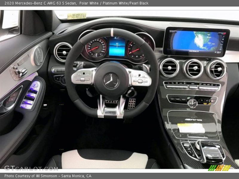 Controls of 2020 C AMG 63 S Sedan