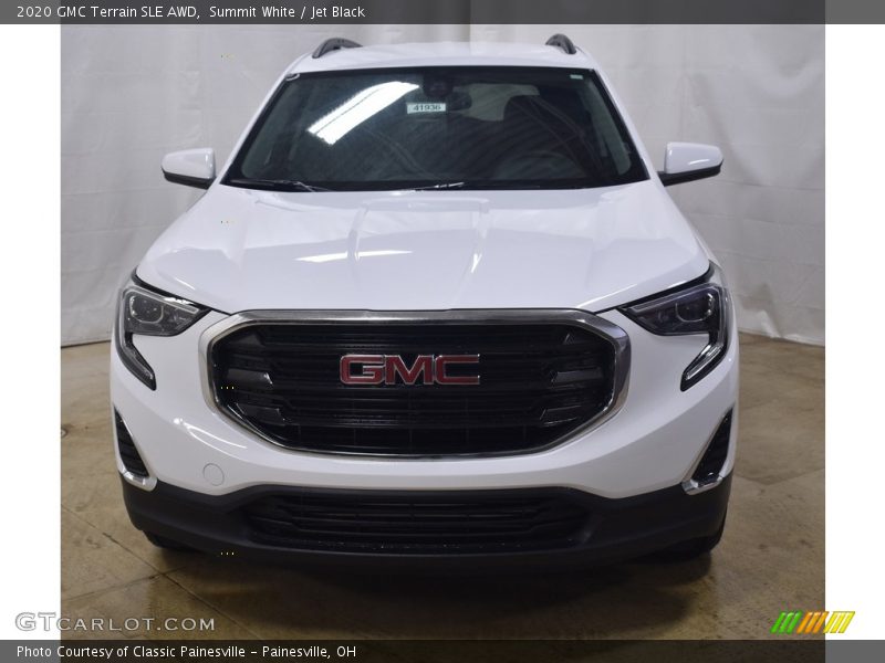 Summit White / Jet Black 2020 GMC Terrain SLE AWD