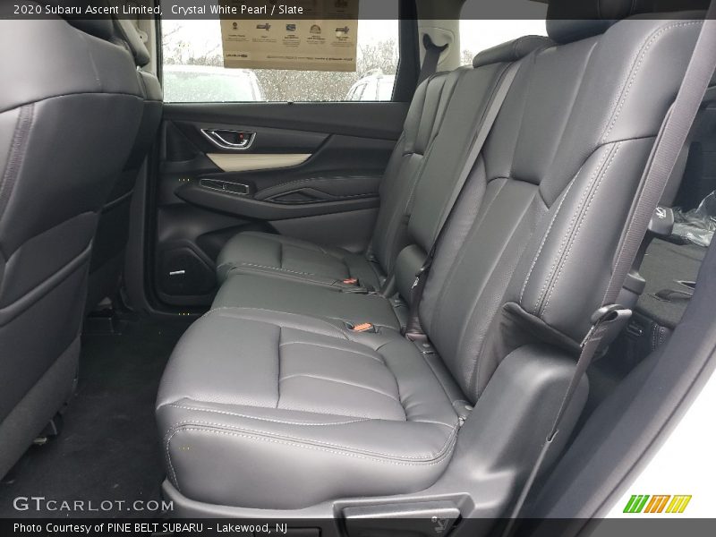 Crystal White Pearl / Slate 2020 Subaru Ascent Limited