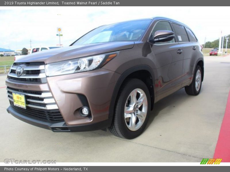 Toasted Walnut Pearl / Saddle Tan 2019 Toyota Highlander Limited