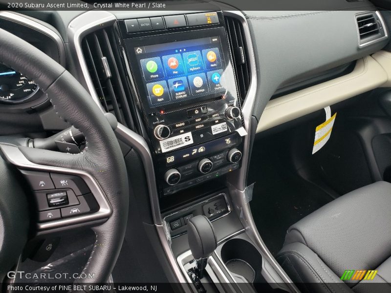 Crystal White Pearl / Slate 2020 Subaru Ascent Limited