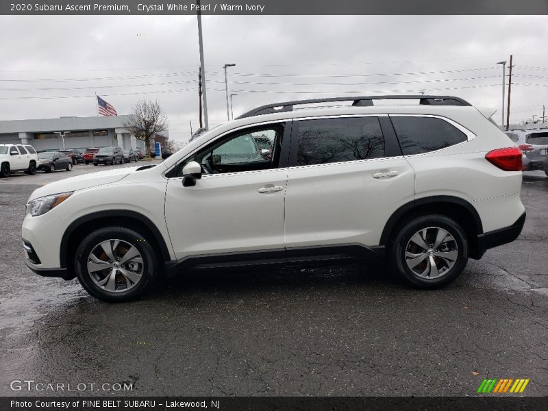 Crystal White Pearl / Warm Ivory 2020 Subaru Ascent Premium