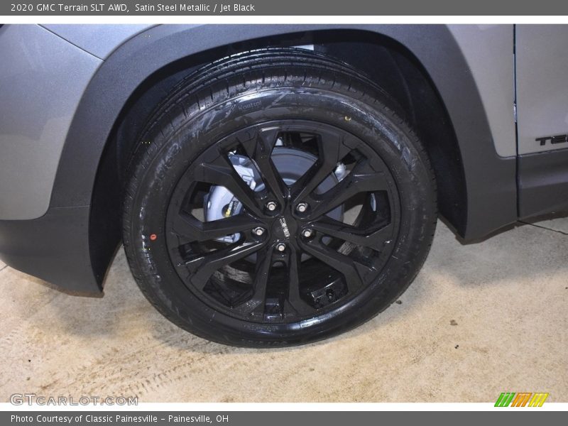 Satin Steel Metallic / Jet Black 2020 GMC Terrain SLT AWD