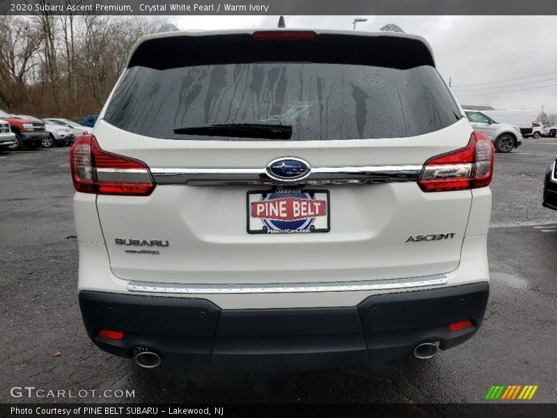 Crystal White Pearl / Warm Ivory 2020 Subaru Ascent Premium