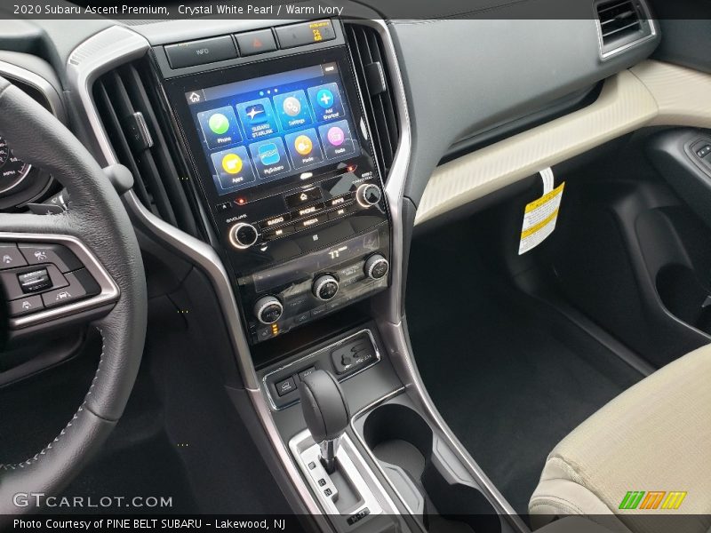 Crystal White Pearl / Warm Ivory 2020 Subaru Ascent Premium