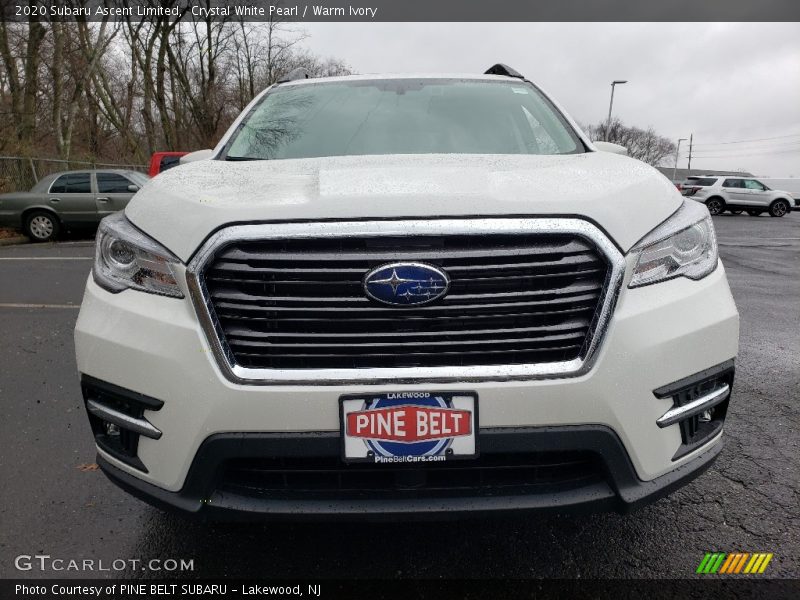Crystal White Pearl / Warm Ivory 2020 Subaru Ascent Limited