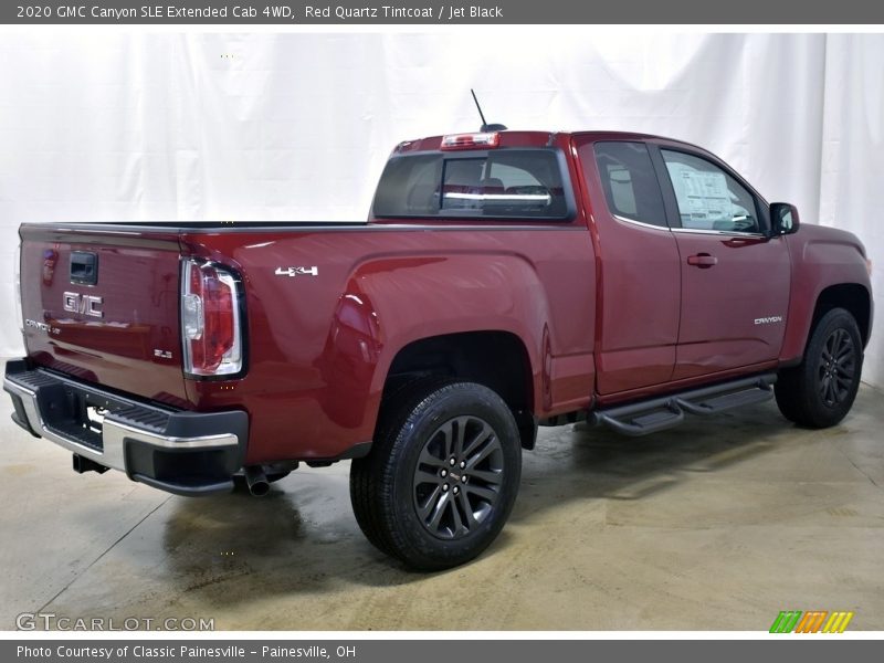 Red Quartz Tintcoat / Jet Black 2020 GMC Canyon SLE Extended Cab 4WD