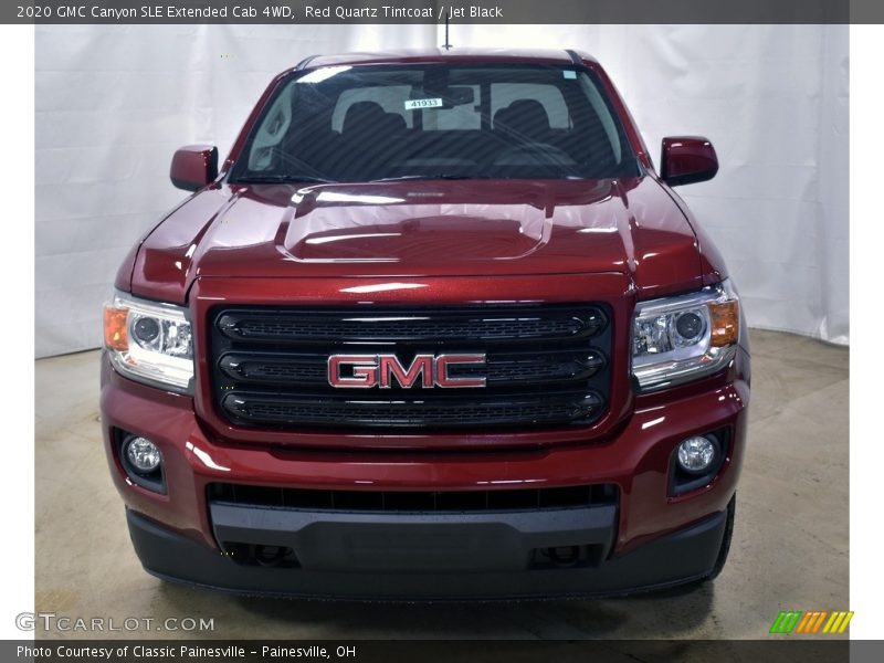 Red Quartz Tintcoat / Jet Black 2020 GMC Canyon SLE Extended Cab 4WD
