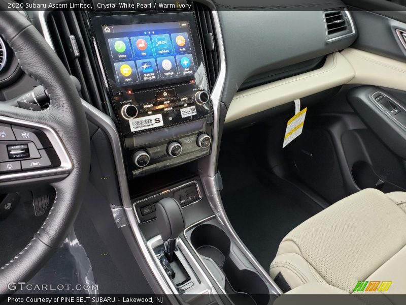 Crystal White Pearl / Warm Ivory 2020 Subaru Ascent Limited