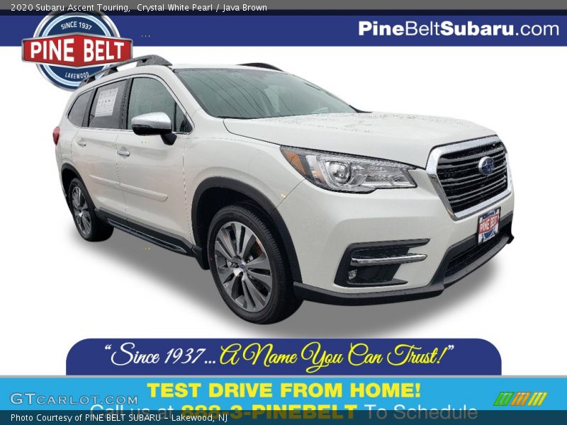 Crystal White Pearl / Java Brown 2020 Subaru Ascent Touring