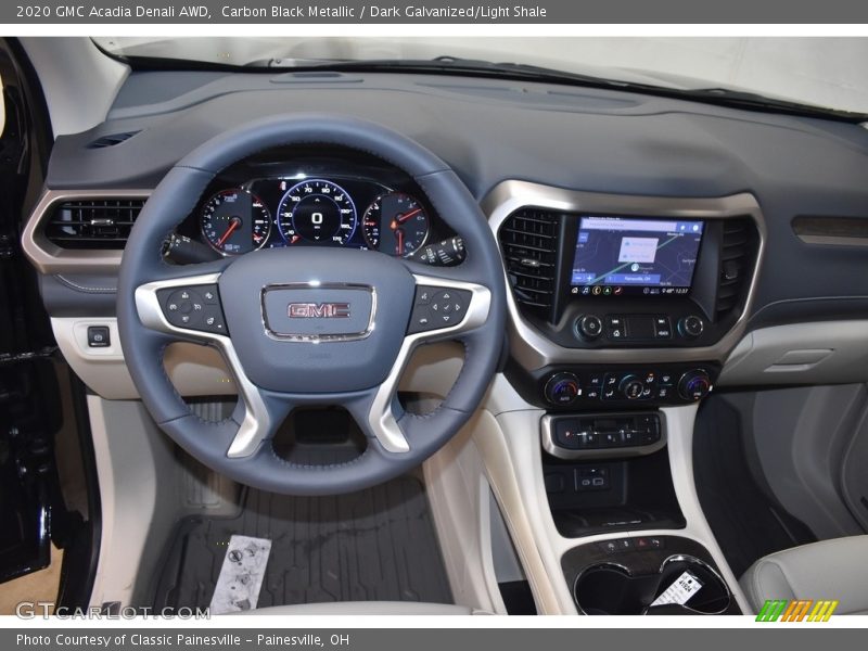 Carbon Black Metallic / Dark Galvanized/Light Shale 2020 GMC Acadia Denali AWD