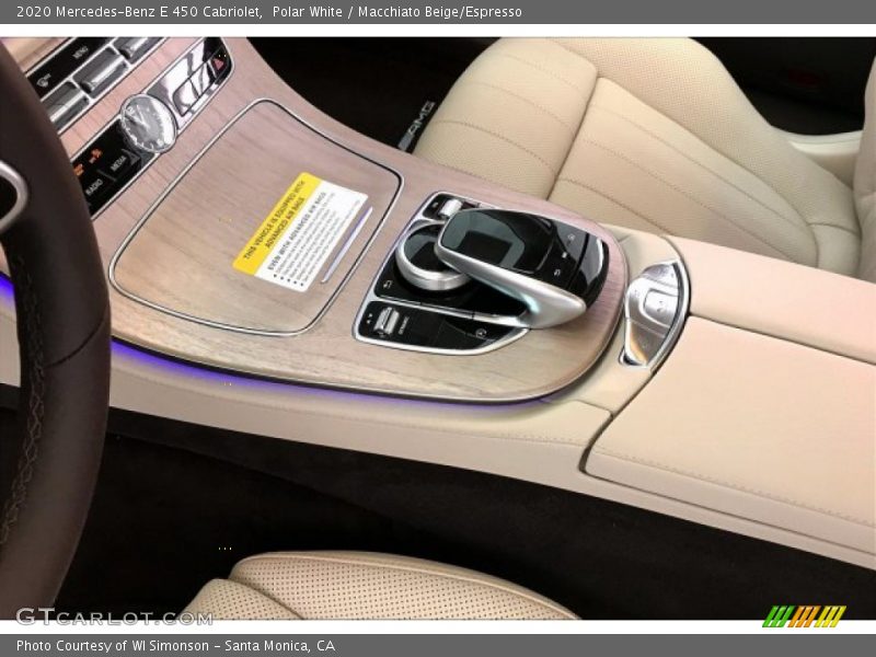 Polar White / Macchiato Beige/Espresso 2020 Mercedes-Benz E 450 Cabriolet